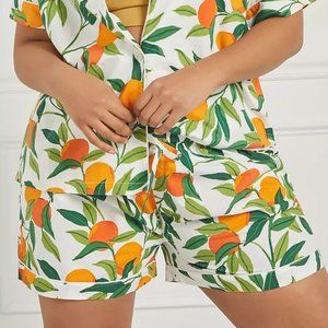 Printfresh Clementine Pajama Shorts 2X
